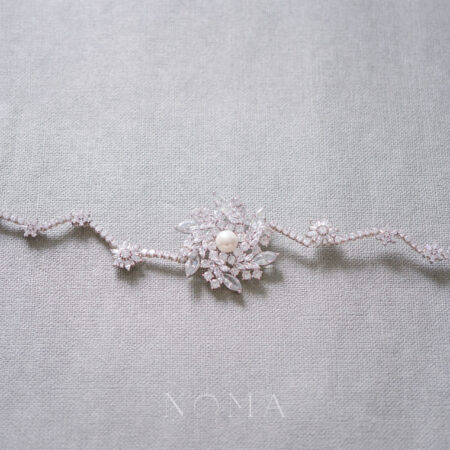 Pamella Hairvine or Brooch - White Gold