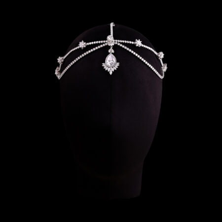 The Night is Young Headpiece - White Gold