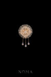 Kalbu Menari Brooch - Gold