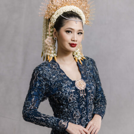 Seindah Senja Headdress - Gold