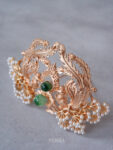 Antique Twin Phoenix Middle - Gold, Green