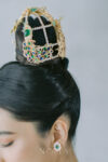 CHN-202200043-Decorated-Nightingale-Birdcage-Headdress-Gold
