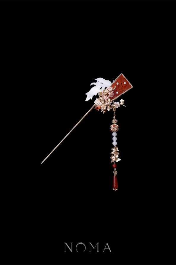 CHN-202200136-Lucky-Koi-Carved-Jade-Hairpin-Gold-Red-Jade-1