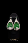 CHN-202300031-Antique-Sparkle-Carved-Teardrop-Large-Jade-Earrings-Gold-Jade