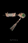 Petite Garden Jade Butterfly Set - Gold (2 pcs)