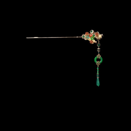 Floral Vinery Hairpin - Gold