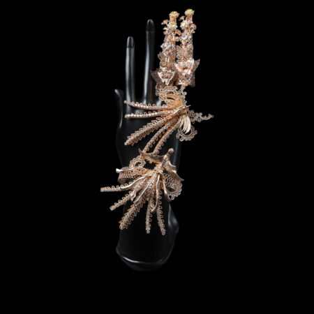 River Flows Phoenix Handcuff - Gold