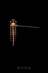Lotus Tranquility Hairpin - Gold, Ruby
