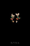 CHN-202400216-Butterflies-on-Tree-Branch-Side-Hairvine-Set-Gold-Green-2-pcs