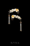 CHN-202400245-Floral-Bright-Moment-Haircomb-Pair-Gold-Yellow-1-pair