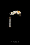Floral Bright Moment Haircomb - Gold, Yellow (Left)