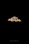 Crane Heaven Cloud Hairvine/Brooch - Gold, Pink