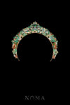 CHN-202500003-Colorful-Mosaic-Flying-Butterfly-Crown-Gold-Turquoise