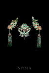CHN-202500007-Colorful-Mosaic-Flying-Butterfly-Simple-Set-Gold-Turquoise-3-pcs