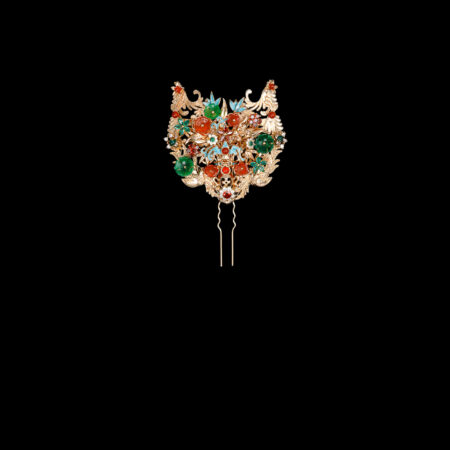Fiery Bold Phoenix Cuff - Gold