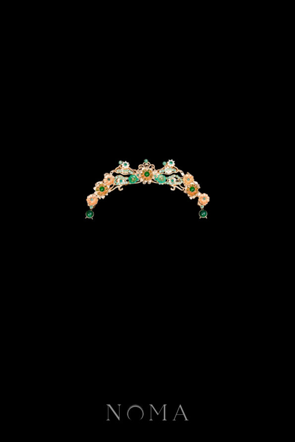 CHN-202500025-Oriental-Flower-Hairvine-Gold-Green