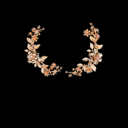 Heritage Petals Side Hairvine Pair - Gold (1 pair)