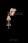 CHN-202500040-Crane-Floral-Inspiration-Hairpin-Gold-Right