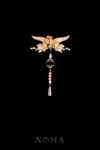 CHN-202500045-Winged-Phoenix-Cloud-Floral-BroochHairvine-Gold-Pink