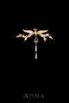CHN-202500046-Winged-Phoenix-Branch-Floral-HairvineBrooch-Gold-Pink