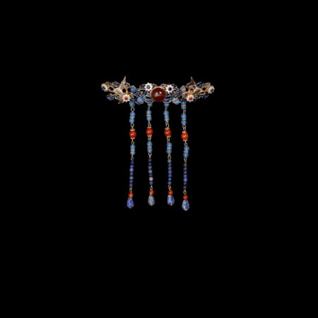 Colorful Crane Cloud Inspiration Middle - Gold, Sapphire