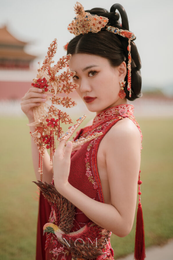 CHN-202500097-IR-Fire-Phoenix-Floral-Fan-Gold-Ruby-1