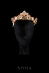 Phoenix Dragon Blossom Garden Crown - Gold