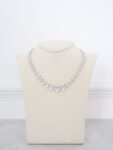 Celeste Necklace - Rhodium White Gold