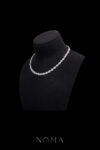 DJW-202400034-Round-Paved-Double-Dot-Choker-Rhodium-White-Gold-White-Diamond