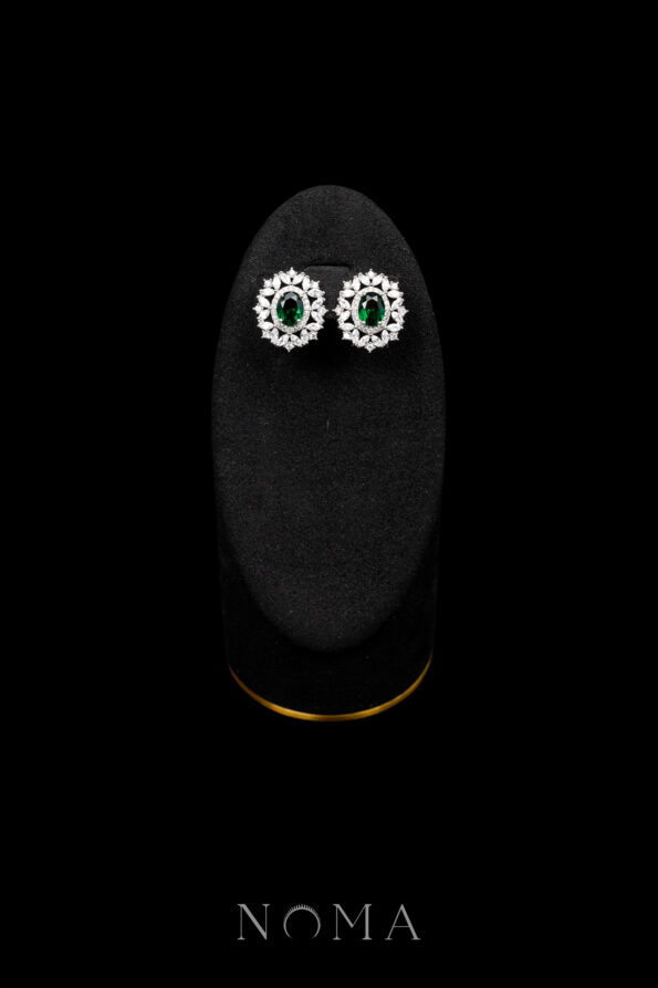 DJW-202400109-Oval-Deco-Arrangement-Earrings-Rhodium-White-Gold-Emerald