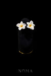 CC Art Frangipani Earrings - Gold, Yellow