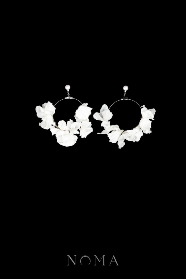 FLR-202400034-CC-Sweet-Pea-Circle-Earrings-White-Gold-White