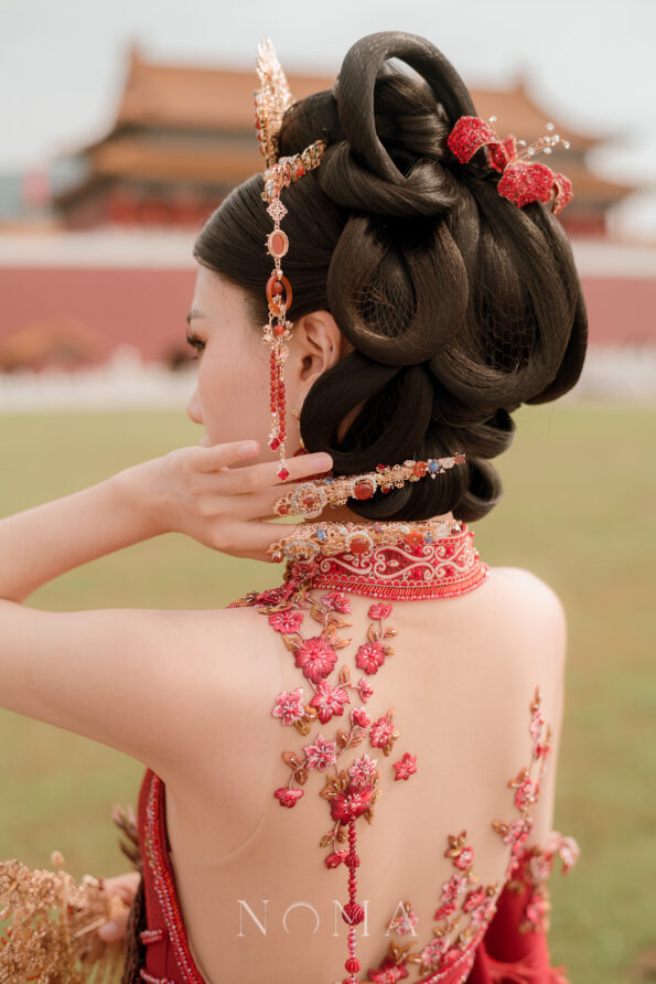 FLR-202500003-IR-Fire-Floral-Hairpin-Gold-Red-2