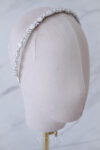 Oval Halo Garden Headband - Rhodium White Gold