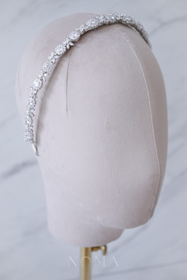 HMC-202100013-Oval-Halo-Garden-Headband-Rhodium-White-Gold