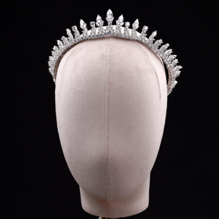 Louvre Crown - Rhodium White Gold
