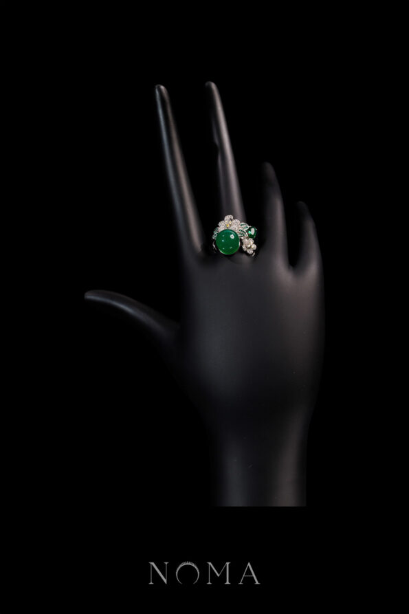 JJW-202400033-Floral-Burst-Ring-Rhodium-White-Gold-Jade-Adjustable