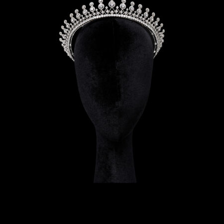 Criss Cross Crown - Rhodium White Gold