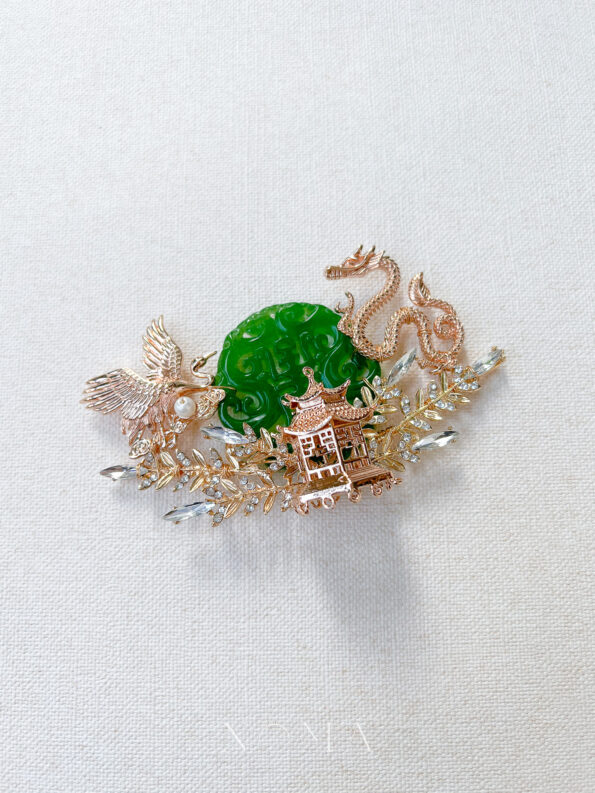 CHN-202000006-Extravagant-Crane-Dragon-Jade-Brooch-Gold-Jade-1