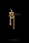 CHN-202400239-Colorful-Curved-Branch-Flowers-Hairpin-Gold-Right