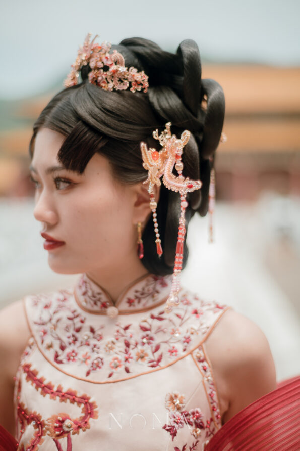 CHN-202500100-Colorful-Phoenix-Heart-Long-Hairpin-Gold-Pink-Left-1