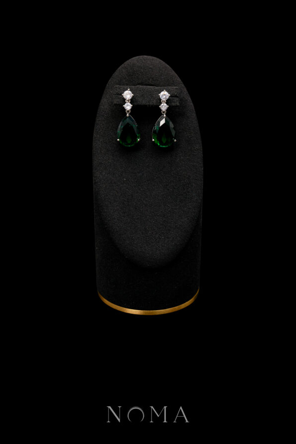 DJW-202400052-Pear-Heart-Raindrop-Earrings-Rhodium-White-Gold-Emerald