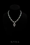 DJW-202400060-Luxurious-Beauty-Necklace-Rhodium-White-Gold-Emerald