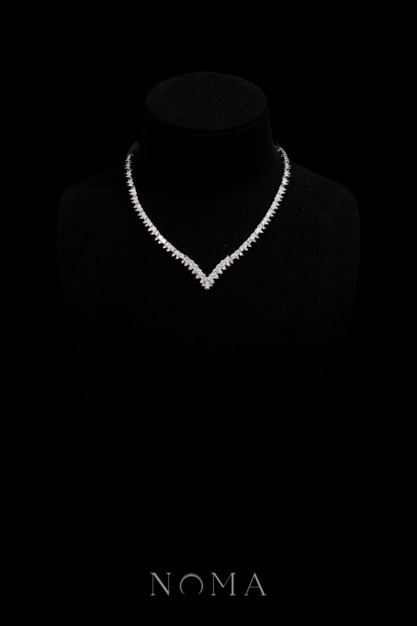 DJW-202400062-Waterfall-Full-without-Pendant-Choker-Rhodium-White-Gold-S