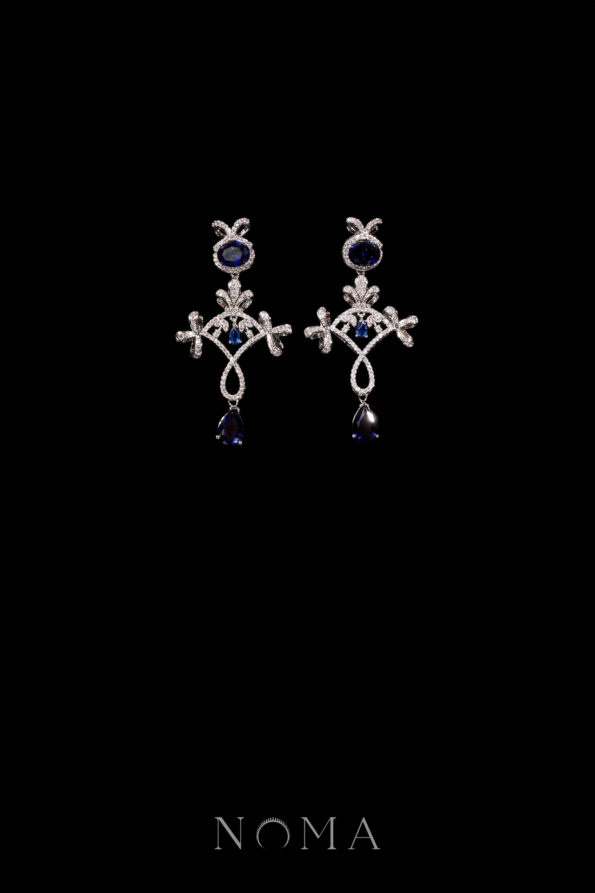 DJW-202400096-Art-Deco-Party-Earrings-Rhodium-White-Gold-Sapphire-1
