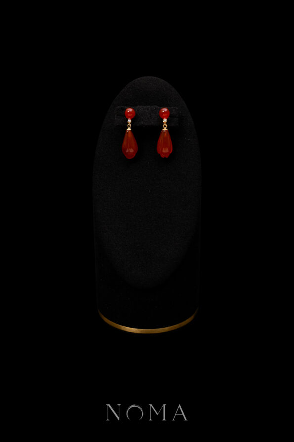 JJW-202400025-Jade-and-Jade-Earrings-18k-Yellow-Gold-Red-Jade