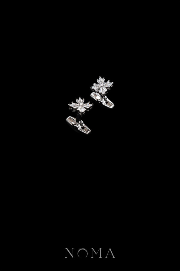 MEN-202400037-Sparkle-Cufflinks-Rhodium-White-Gold-1