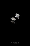 MEN-202400038-Snowflakes-Pearl-Cufflinks-Rhodium-White-Gold