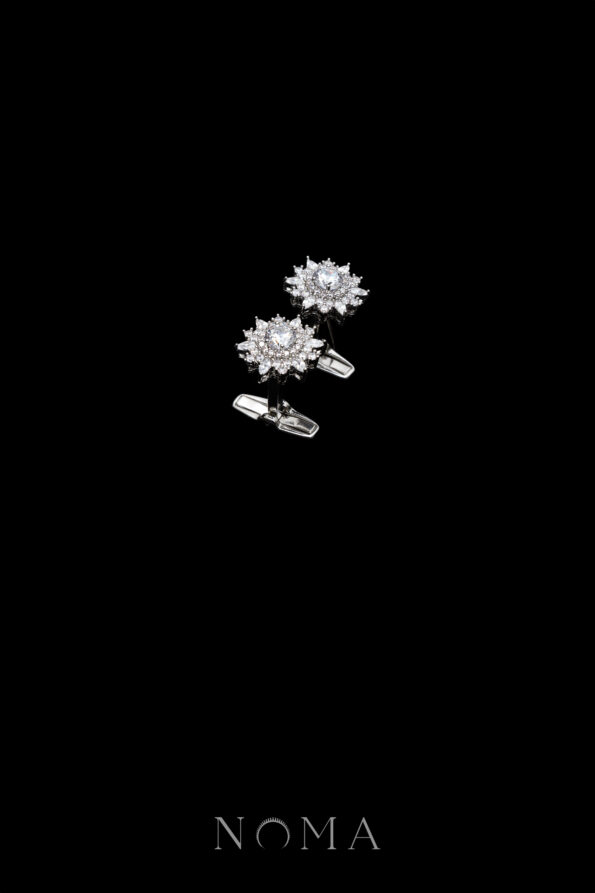 MEN-202400039-Snowflakes-M-Cufflinks-Rhodium-White-Gold-1