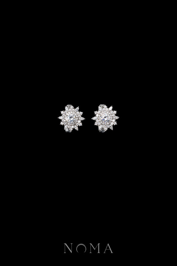 MEN-202400039-Snowflakes-M-Cufflinks-Rhodium-White-Gold